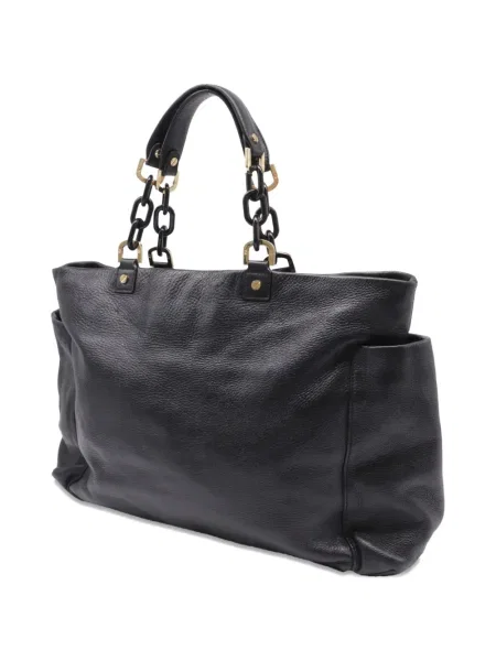 Geanta de piele Tory Burch din piele negru