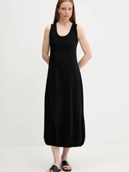 Сукня Answear Lab midi пряма чорний