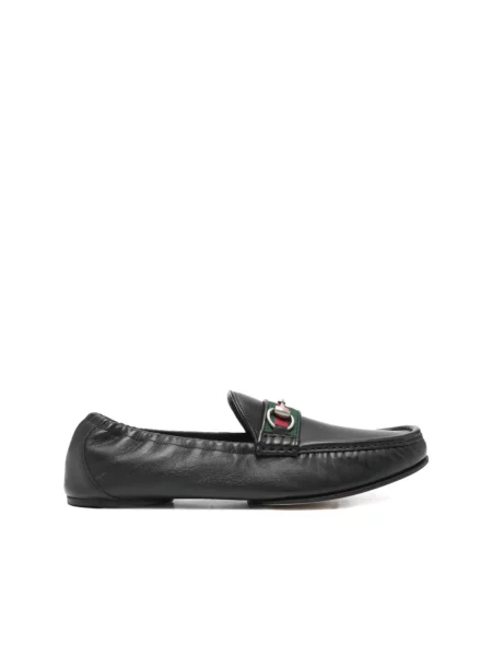 Półbuty Gucci skórzane czarne