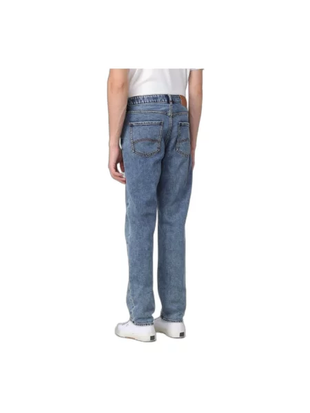 Jeansy straight leg Armani Exchange niebieskie