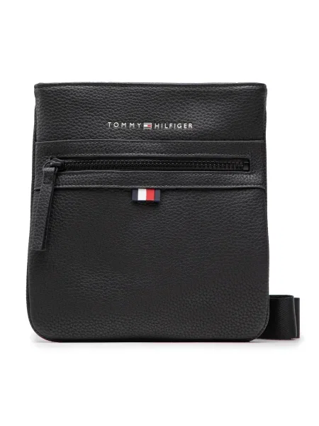 Tommy Hilfiger Ľadvinka Essential Pu Mini Crossover čierna