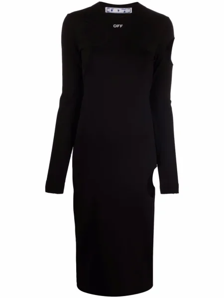 Rochie Off-white tricotate de costum alb