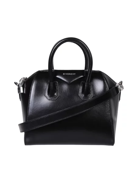 Mała mały torebka skórzana Givenchy Antigona elegancka czarna