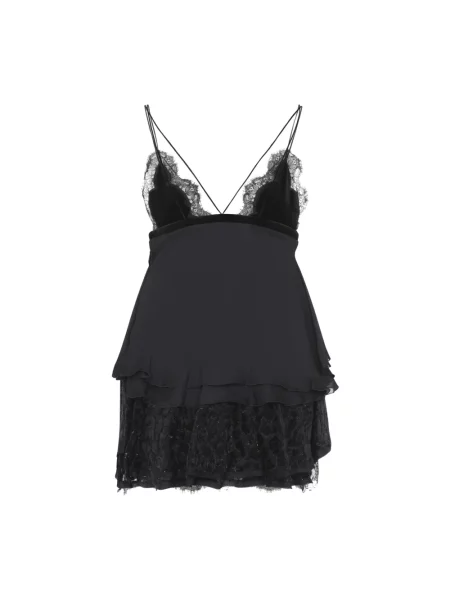 Sukienka mini Roberto Cavalli czarna