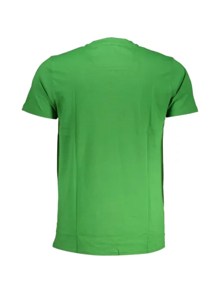 Tricou Cavalli Class cu imagine cu dungi de tigru verde