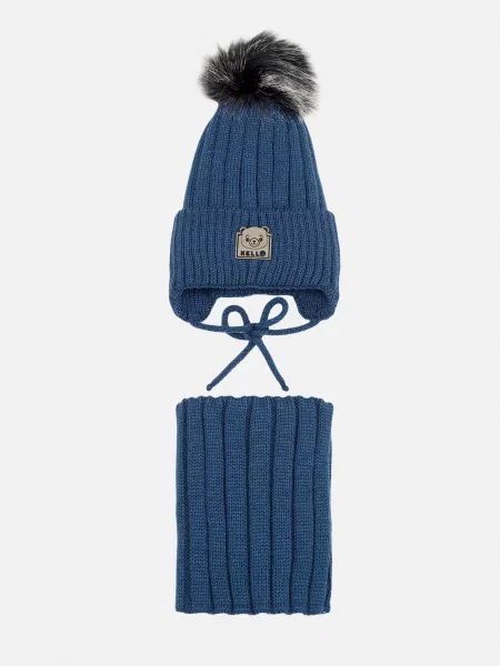 YUKI Шапка/шарф Для хлопчиків Темно-синій синій