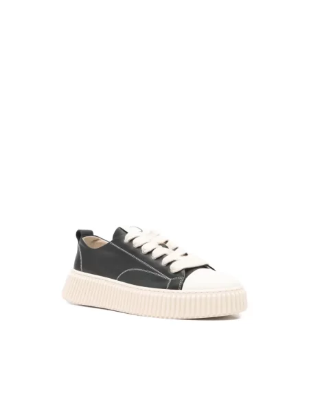 Sneakersy Rhun skórzane czarne