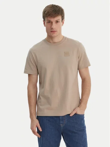 Tričko Joop! Jeans béžové