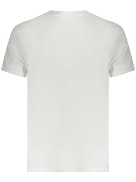 Tricou Calvin Klein Jeans scurt alb