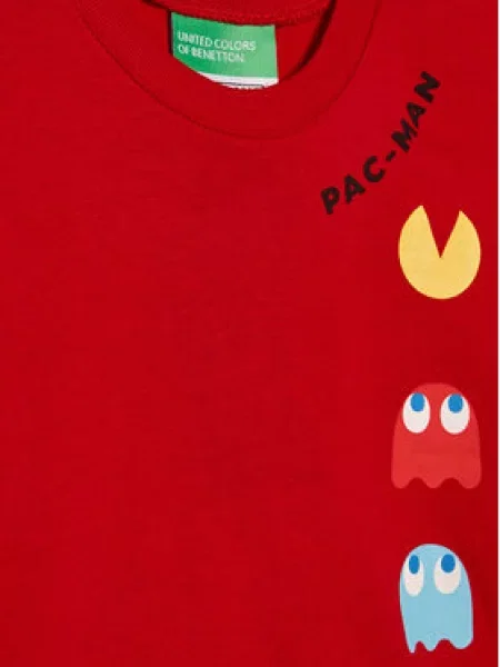 United Colors Of Benetton T-shirt PAC-MAN crvena