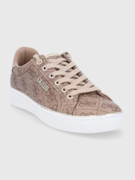 Sneakersy Guess brązowe