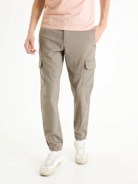 Pantaloni Celio casual gri