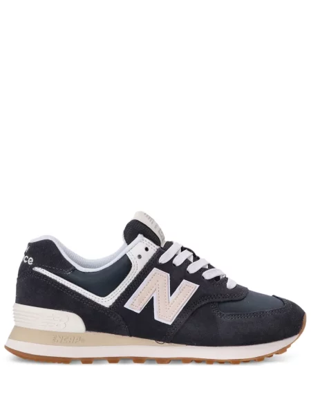 Sneakerși New Balance 574 din piele gri