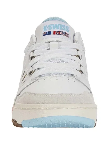 Kožené sneakers boty K-Swiss RIVAL bílá