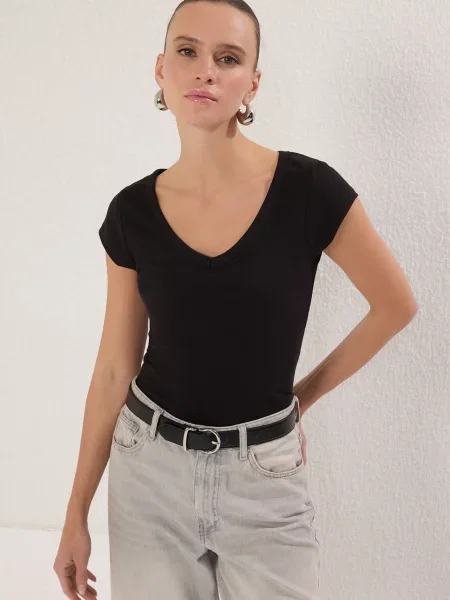 Trendyol Tricou negru