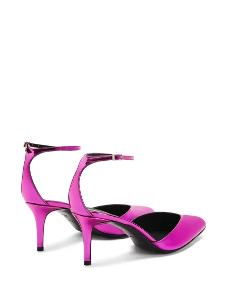 Pantofi cu toc Giuseppe Zanotti din piele roz