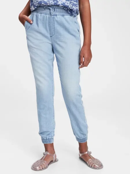 Pantaloni copii Gap gri