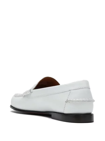 Bőr loafer Sebago fehér