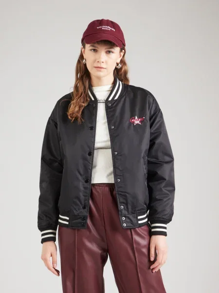 Guess Jeans Bundy bomber čierna