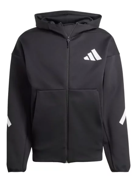 Бягане тениска Adidas с автограф отразяващ черно