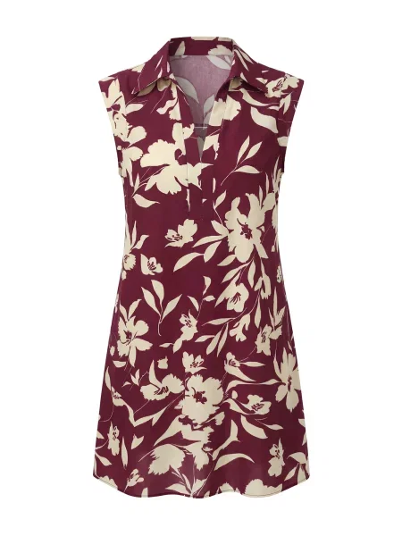 Imily Bela Rochie deschis / roșu burgundy bej