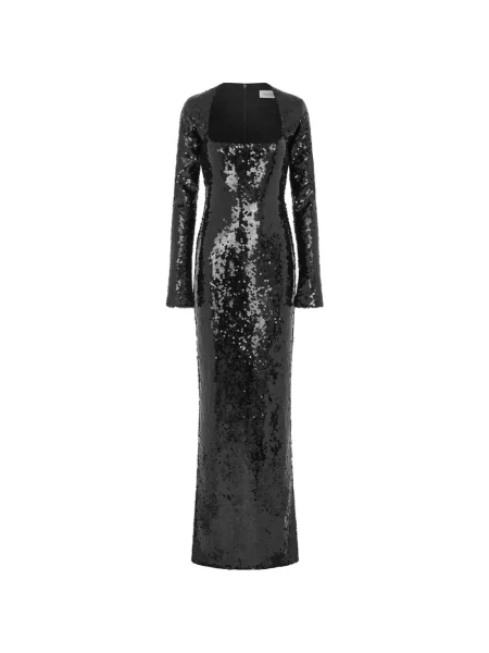 Rochie maxi 16arlington cu paiete negru