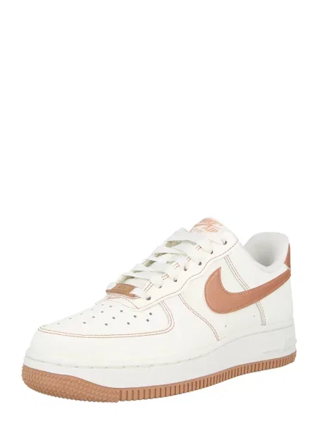 Nike Sportswear Nizke superge AIR FORCE 1 ecru rjava
