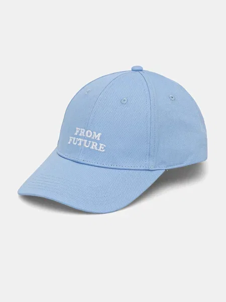 Kapa sa šiltom za bebe FROM FUTURE s aplikacijom plava