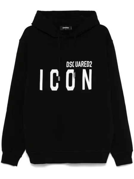 Hanorac cu glugă Dsquared2 negru