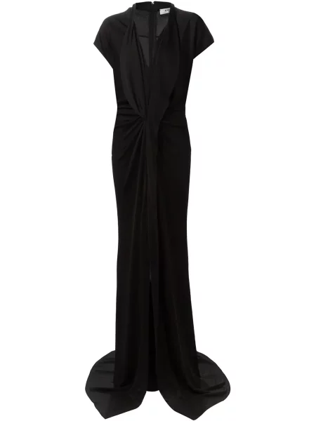 Rochie de seară Givenchy drapată negru