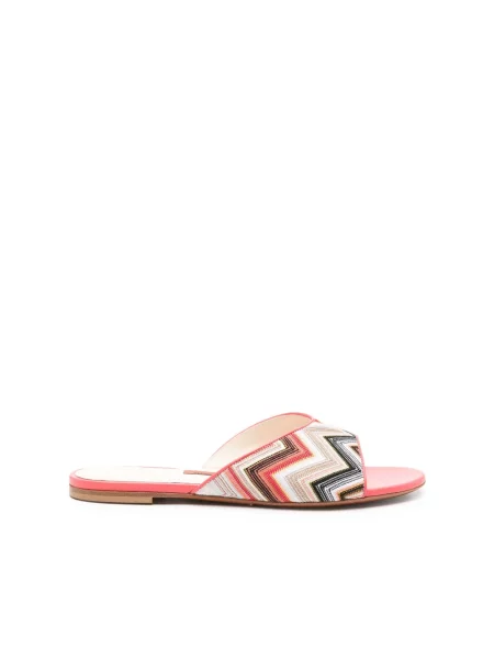 Klapki Missoni różowe