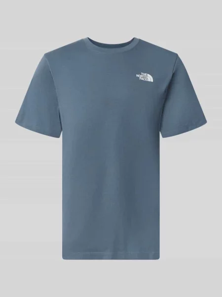 T-shirt z nadrukiem z logo model Evolution' The North Face błękitna