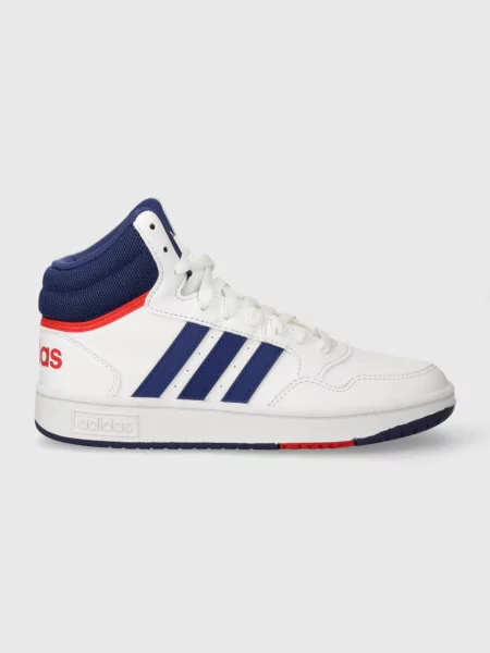 Adidas Sneakersy Hoops Mid Shoes biały