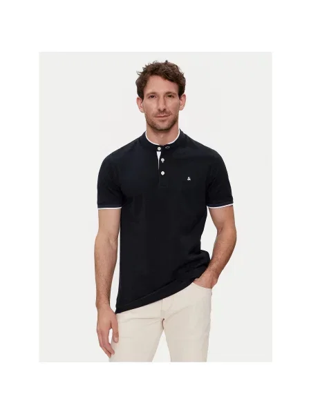 Jack&Jones Polo majica Paulos Mornarsko Slim Fit modra