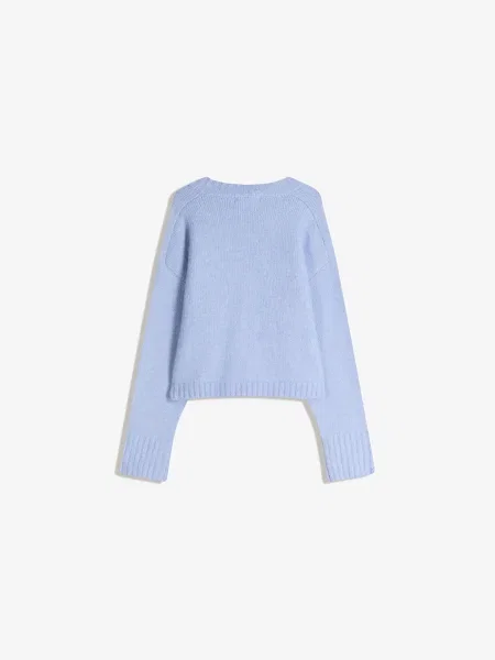 Bershka Pulover deschis albastru