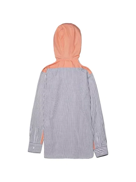 Cămașă Comme Des Garçons Shirt cu glugă cu cordon alb