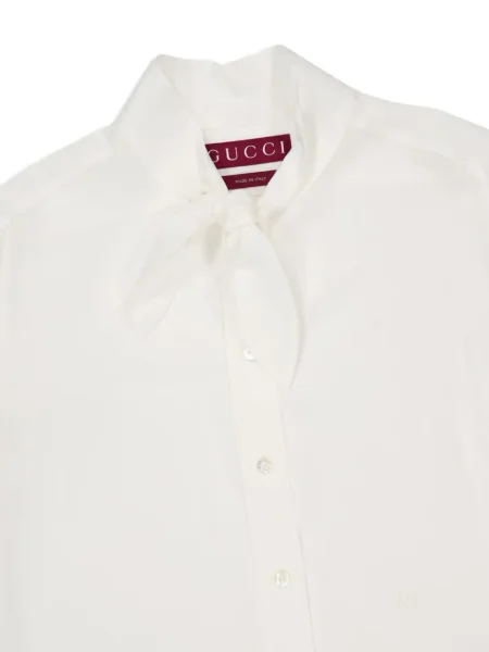 Cămașă Gucci de mătase alb