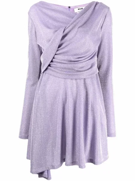 Rochie maxi Msgm lungă de costum violet