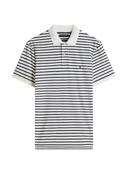 Tricou polo Tommy Hilfiger alb