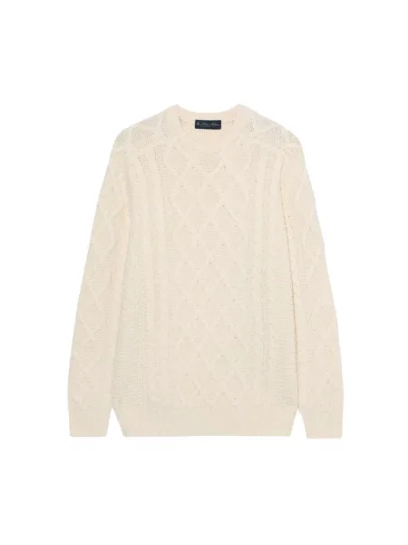 Sweter Brooks Brothers wełniany beżowy