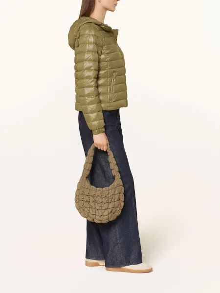 Tommy Hilfiger Péřová Bunda olivová khaki