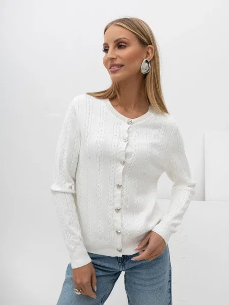 Kardigan Italy Moda bijela