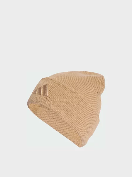 Шапка Adidas бежевая