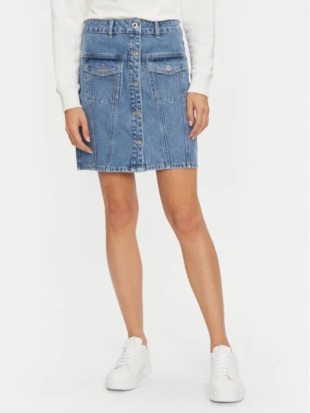 Karl Lagerfeld Jeans Fustă de blugi albastru