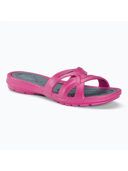 AQUA-SPEED дамски джапанки Panama pink/grey сиво