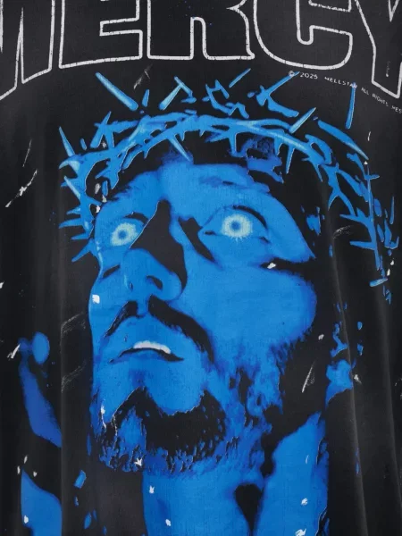 Tricou Hellstar cu imagine negru