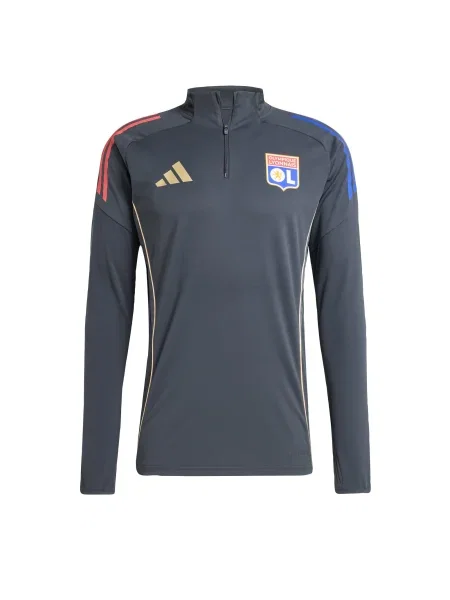 ADIDAS PERFORMANCE Tricou funcțional Olympique Lyon Tiro 25 Competition albastru / galben pastel / grafit / roșu orange gri