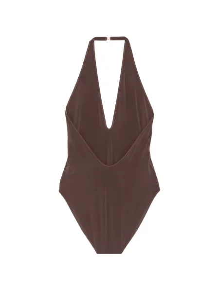 Body Zimmermann cu gât halter maro