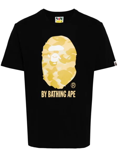 Tricou A Bathing Ape® cu imagine negru