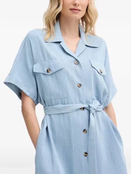Cu centură rochie midi Mos Mosh albastru